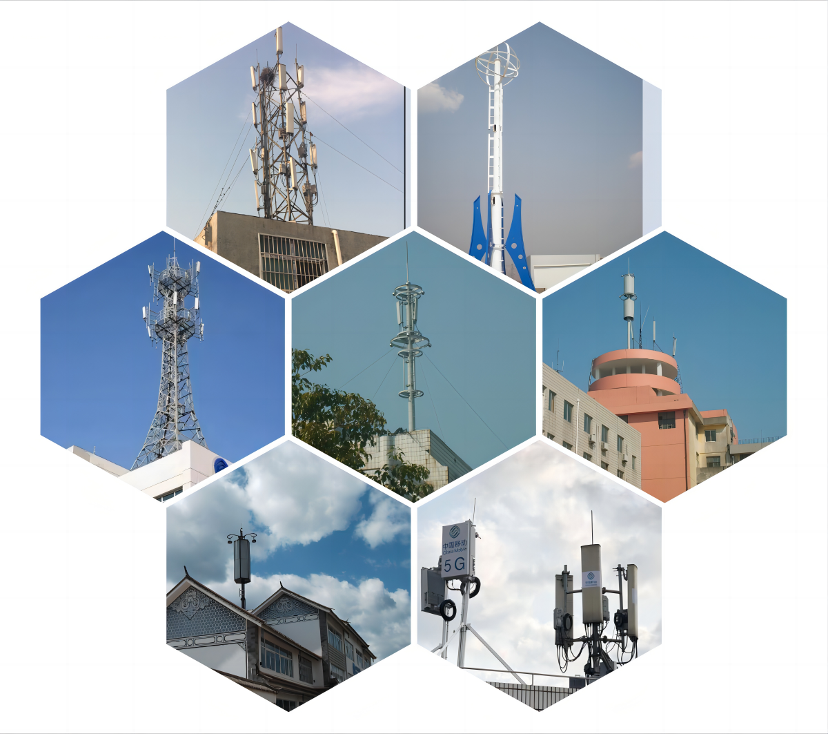 telecomunicaciones de la torre del tejado