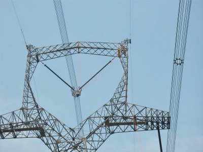 torre eléctrica de potencia