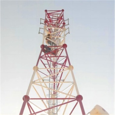 torre de tubo de 3 patas