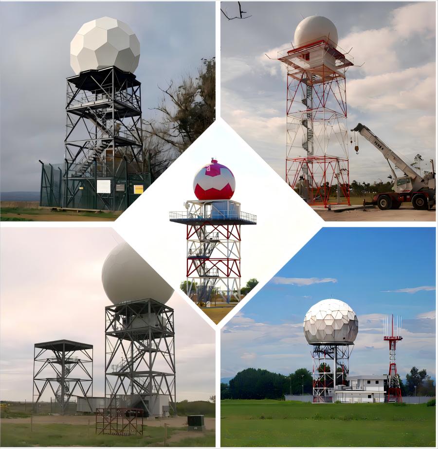 weather radar lattice steel tower