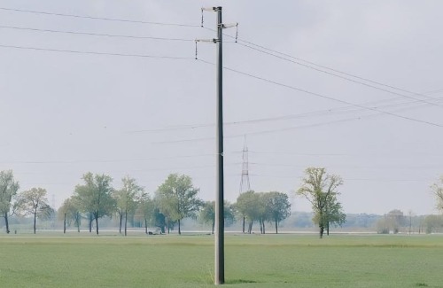 transmission steel pole