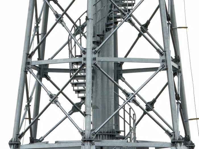 radar lattice support tower