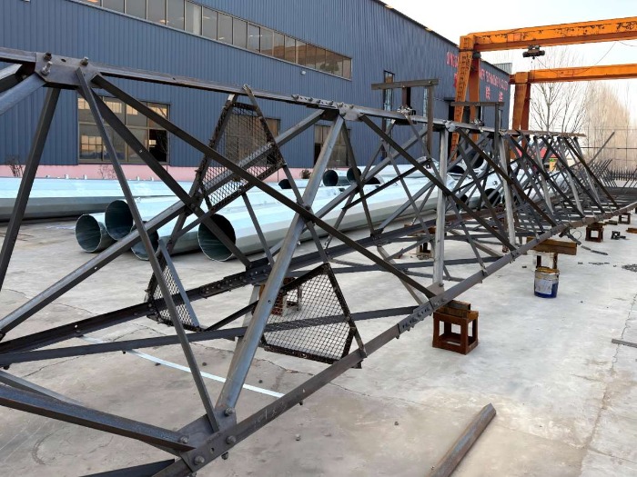 angle steel tower assembly
