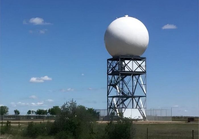 radar support tower