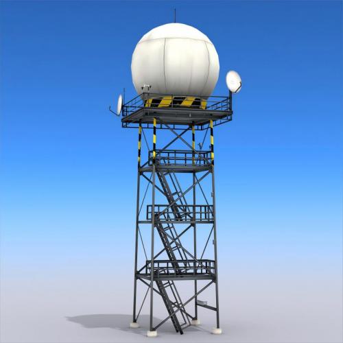 25m radar tower