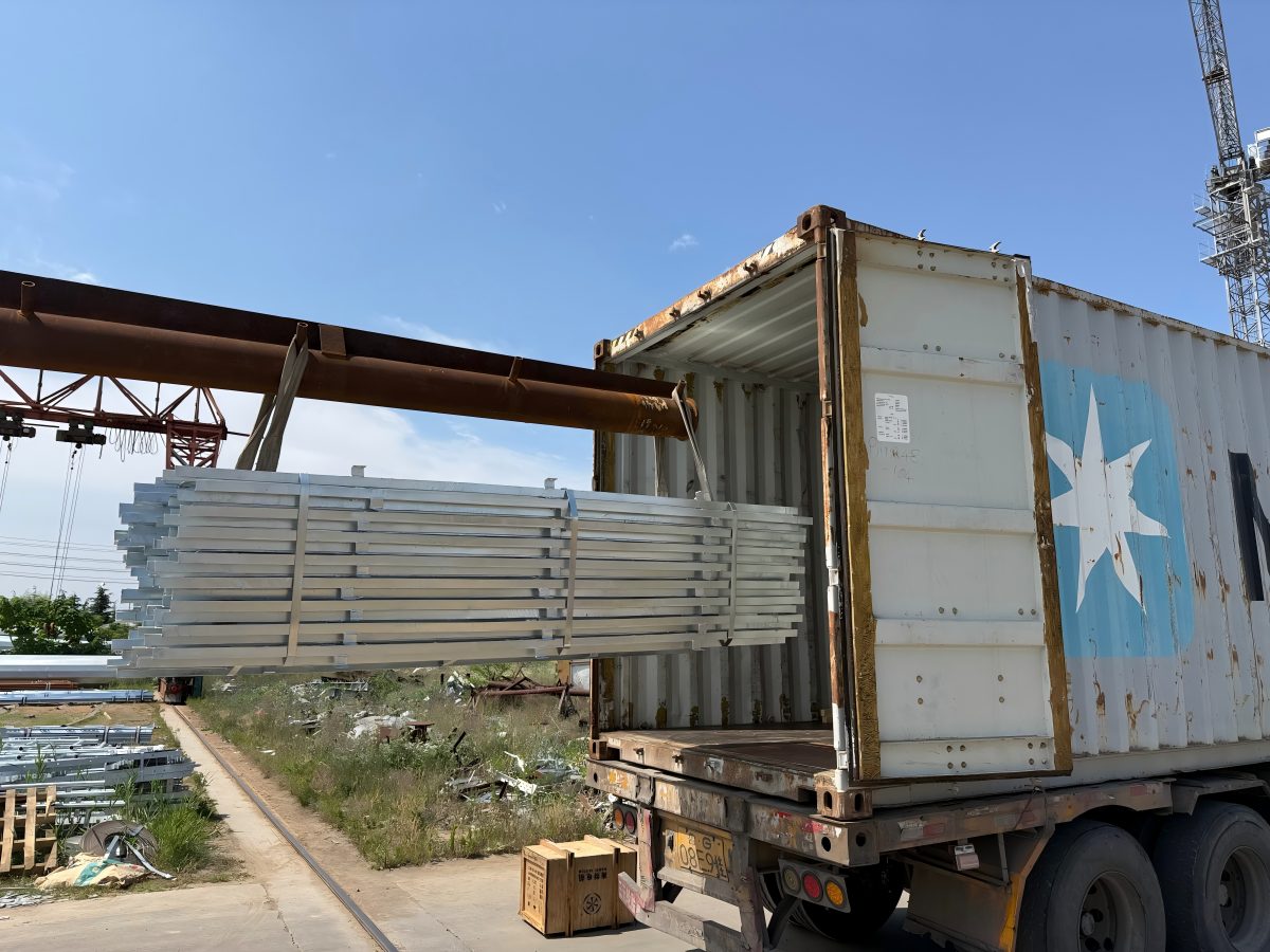 Camouflaged Tree Tower Foundations & Steel Components & Grounding Accessories Shipped to Mauritius